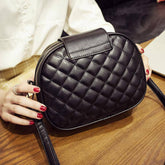 شنطة يد نسائية من الجلد - اسود - KSA